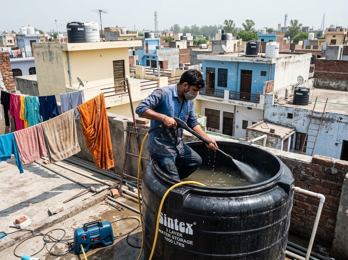 Drinking water tank cleaning Chandigarh