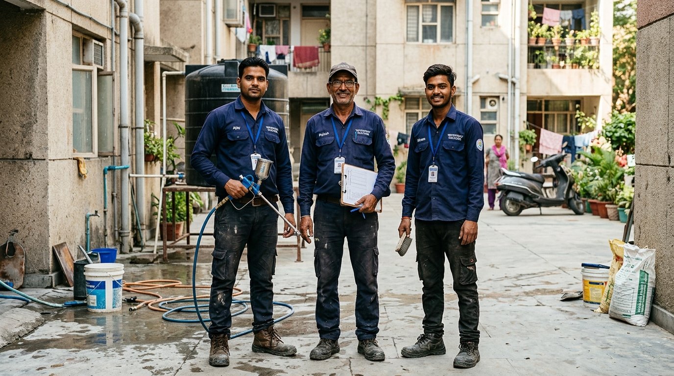 Bharat Concrete Solutions professional team Chandigarh